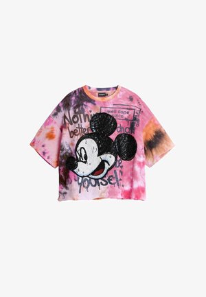 Desigual, Camiseta estampada - pink