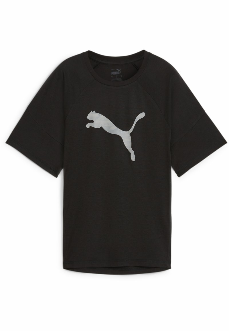 Puma - EVOSTRIPE GRAPHIC TEE - Camiseta estampada - black, Ampliar