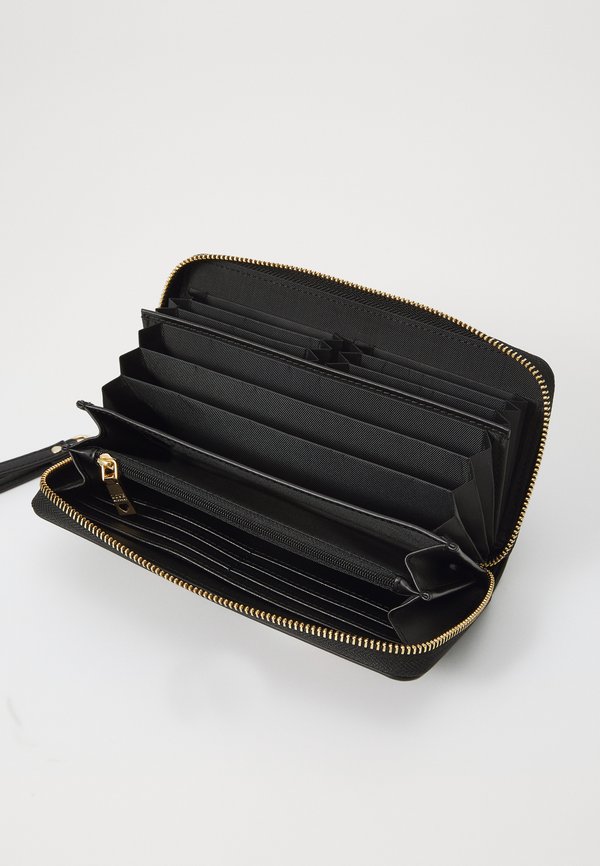 LAMINATED HEARTBIT - Wallet - nero2