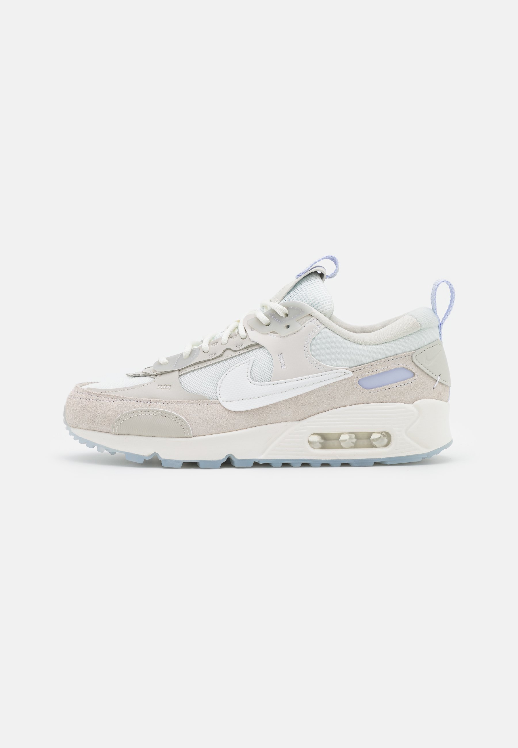 Nike Sportswear W Air Max 90 Futura Trainers Summit White Light Bone Phantom Sail Palest Purple White Zalando De