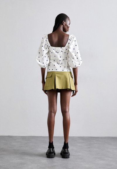 Maje LANINA - Bluse - marine/blanc