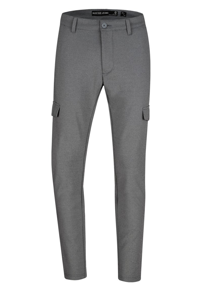 INDICODE JEANS Cargobroek grijs