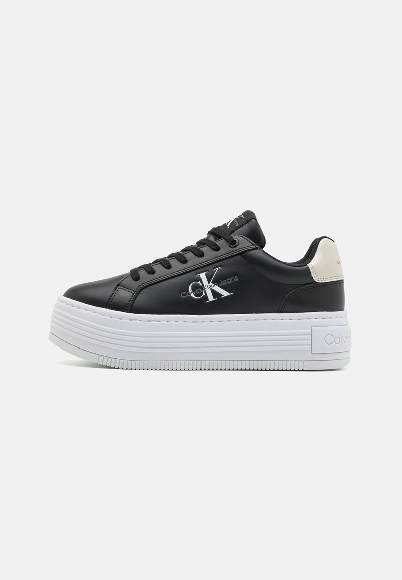 Calvin Klein Jeans BOLD LACE - Sneakers basse - black/eggshell