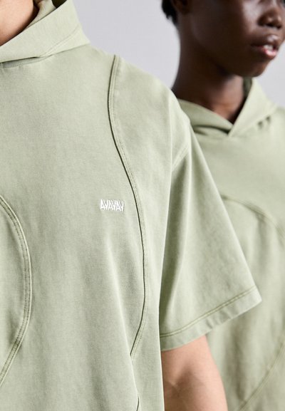 AVAVAV HOODED UNISEX - T-shirts med print - green