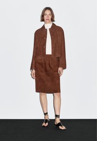 Massimo Dutti A-Linien-Rock - brown