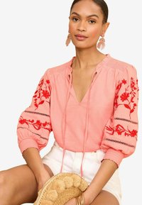 Love & Roses REGULAR FIT - Langarmshirt - pink