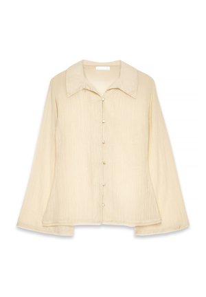 Hemdbluse - beige