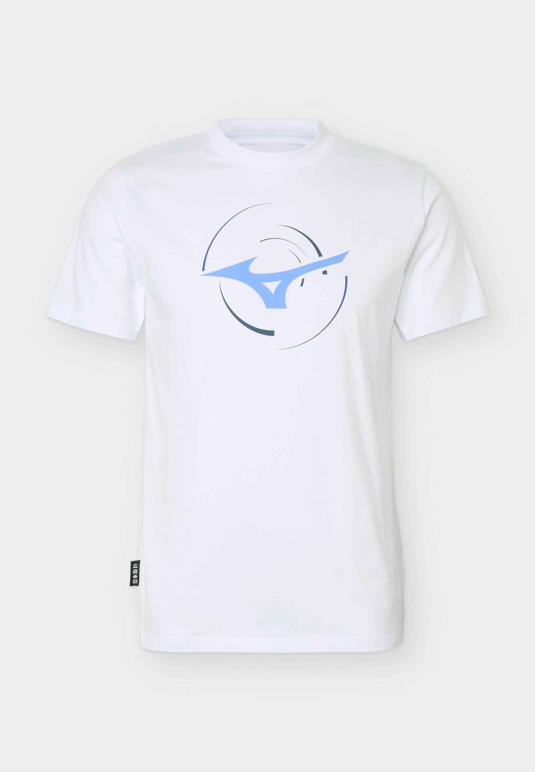 Mizuno ATHLETIC - Print T-shirt - white - Zalando.co.uk