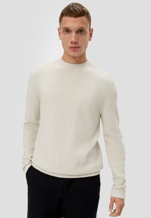 QS MET GARMENT WASH - Trui - wollweiß