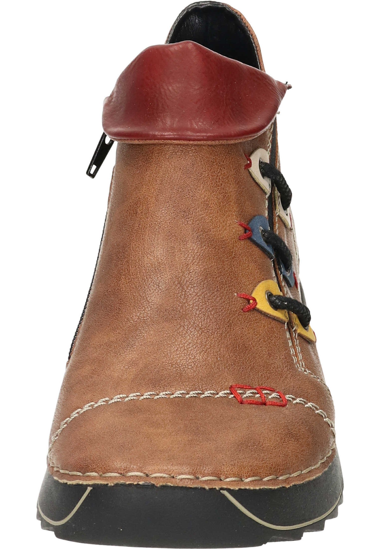 Rieker Korte laarzen - nuss antik honig jeans ginger wine/bruin - Zalando.be