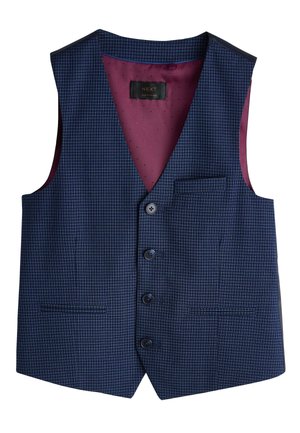 Next, NEXT WAISTCOAT, SHIRT AND TIE SET (12MTHS-16YRS) - Vest - navy check