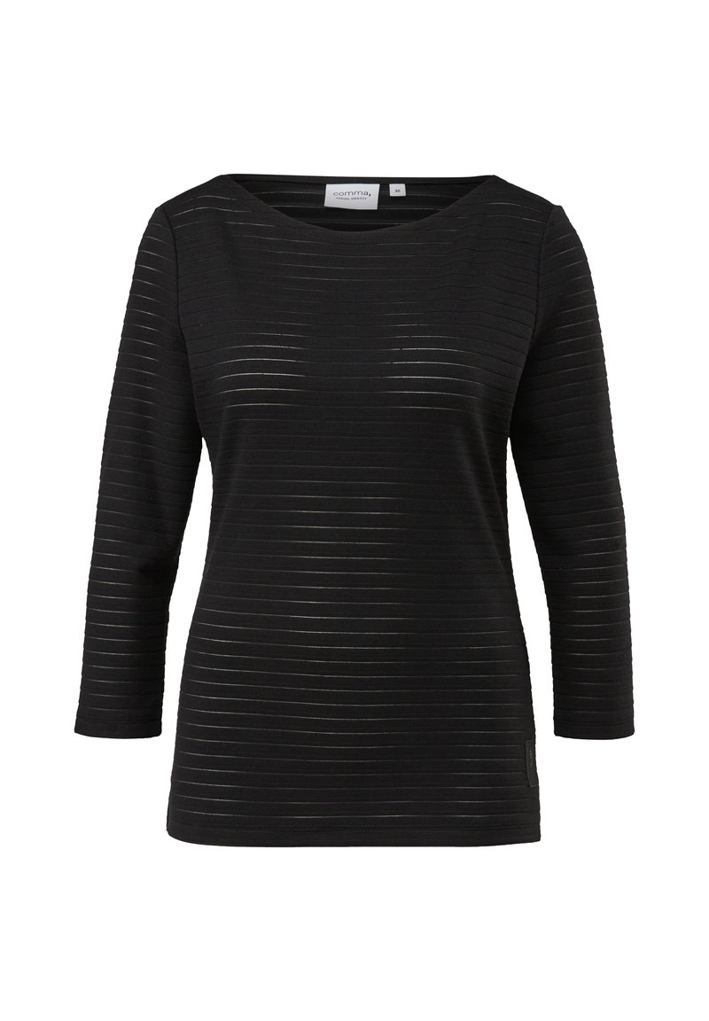 comma casual identity Longsleeve zwart comma casual identity Longsleeve zwart