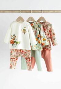 Next 6 PIECE SET STANDARD - Leggings - Hosen - green floral