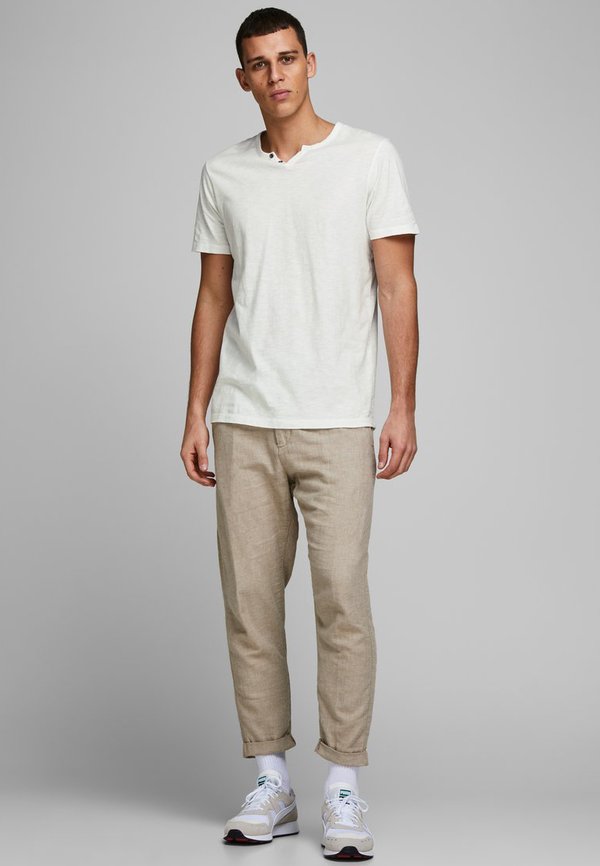 ESPLIT NECK NOOS - Basic T-shirt - cloud dancer4