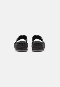 Calvin Klein Jeans SPORTY WEDGE - Ciabattine - triple black