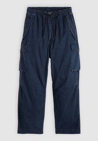 BAGGY FIELD CARGO - Hlačami s stranskimi žepi - ink smudge