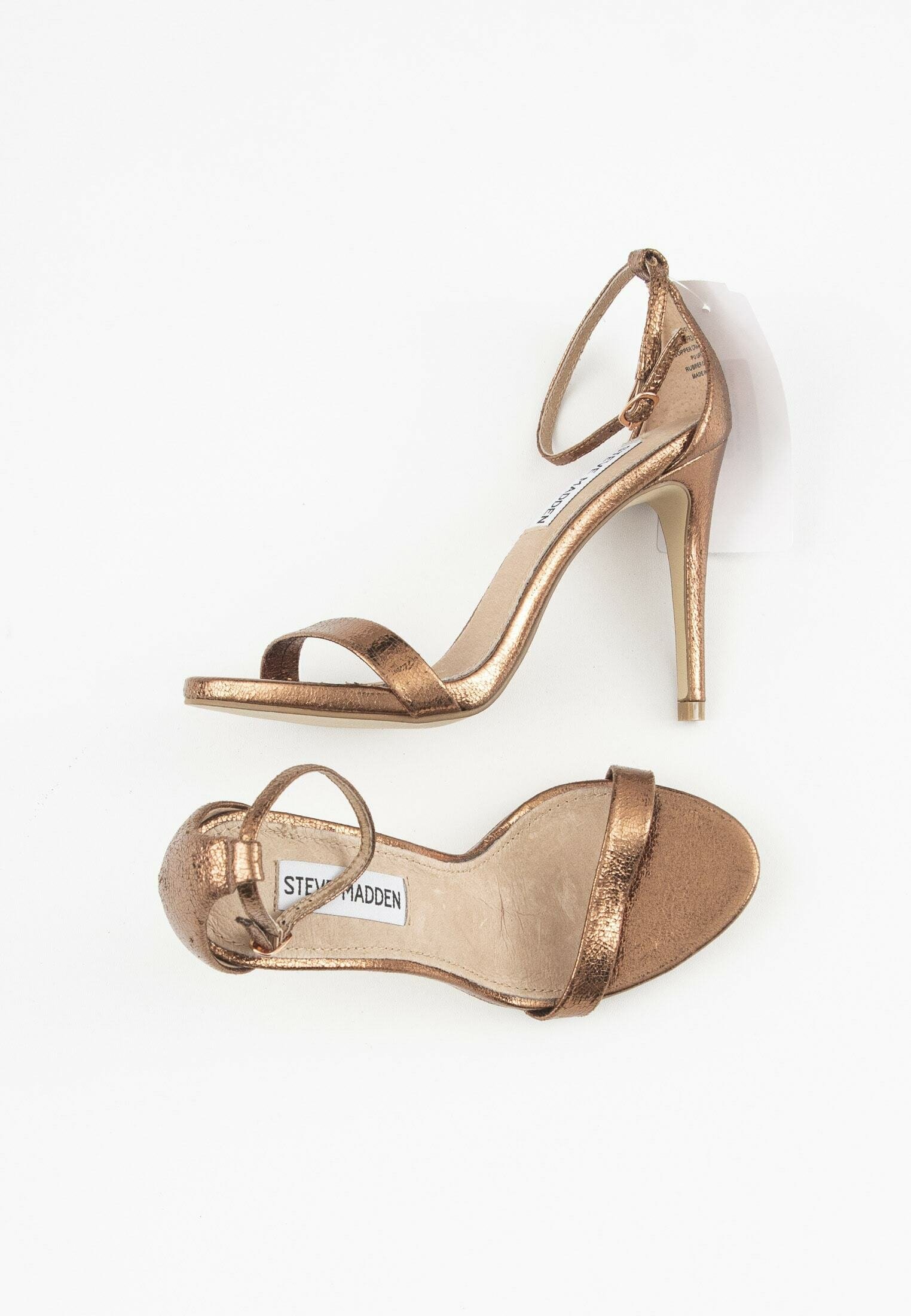 Steve Madden Sandalen met hoge hak - gold/goudkleurig - (Pre-owned) -  Zalando.be