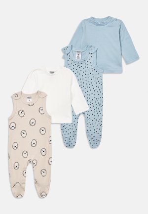 STRAMPLER 2 PACK SET - Pikkade varrukatega topp - light blue/white