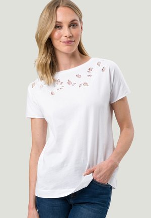 T-shirt con stampa - white