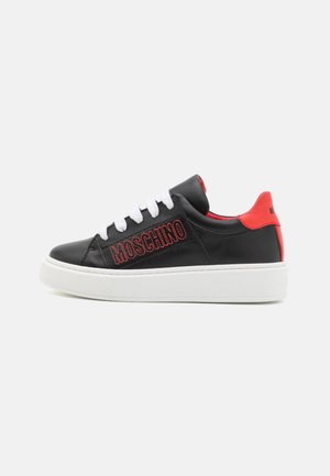 MOSCHINO UNISEX - Joggesko - black/red