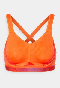 Não selecionado, mandarin red