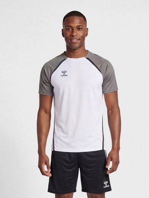 Hummel, LEAD 2.0 - Sports T-shirt - white steel gray