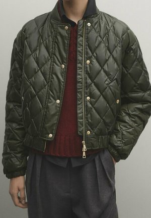 Gewatteerde jas - khaki