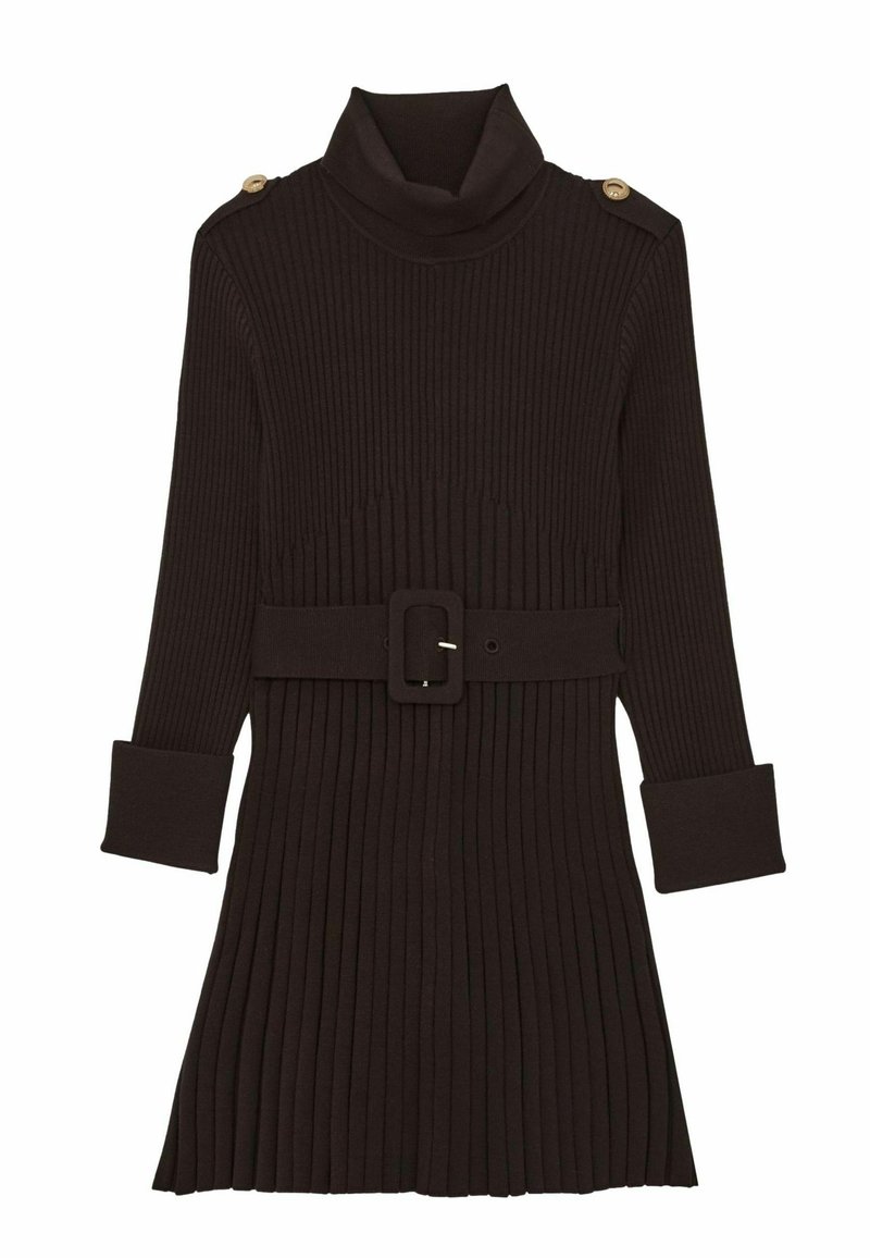 sachin and babi light blue dress Reiss Laura Rib Long Sleeve Midi Sweater Dress