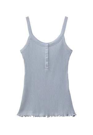 & OTHER STORIES, & OTHER STORIES SCALLOPED TANK TOP - Top - light grey