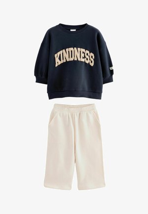 Next KINDNESS CREW AND JOGGERS SET - REGULAR FIT - Survêtement - navy