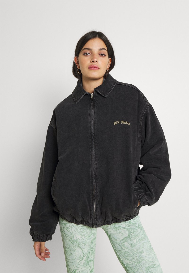 BDG Urban Outfitters BILLY JACKET Denimová bunda black/čierna
