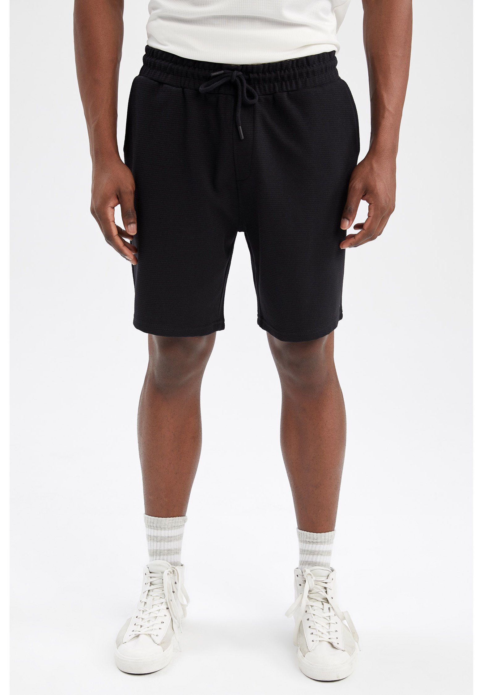 DeFacto SLIM FIT - Pantalones deportivos - black/negro - Zalando.es