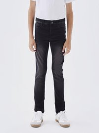 Name it - NKMTHEO PANT - Jeans Skinny Fit - black denim Thumbnail-Bild 1