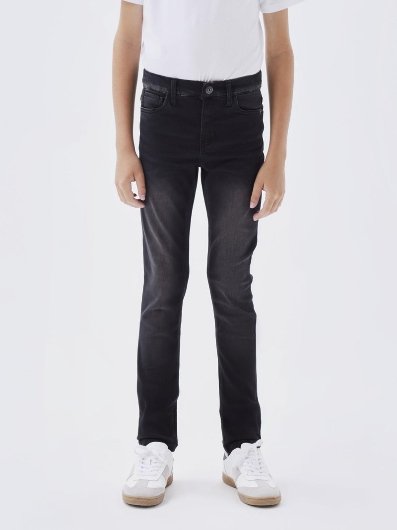 Name it - NKMTHEO PANT - Džínsy skinny fit - black denim, Zväčšiť