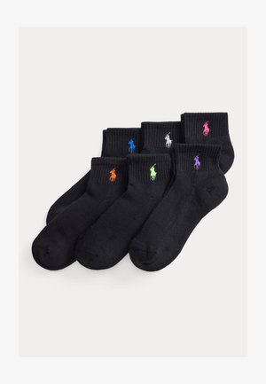 Polo Ralph Lauren ANKLE SOCK 6-PACK - Sportzokni - black