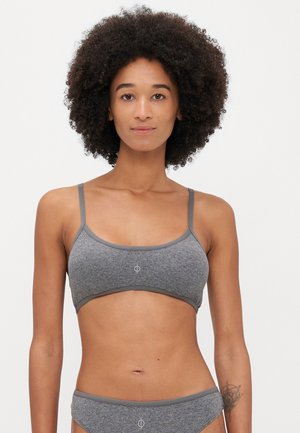 Bustier - mid grey melange