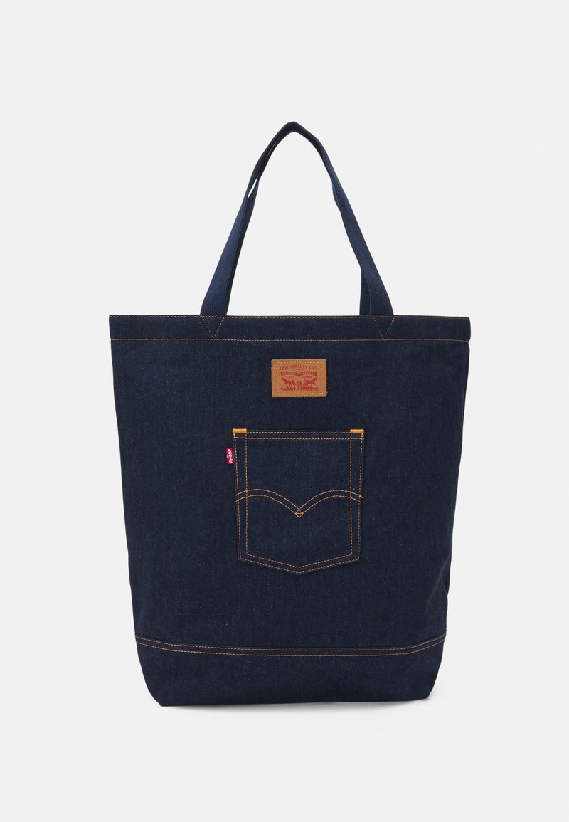 Levi's® - BACK POCKET TOTE UNISEX - Torba za nakupovanje - navy blue, Povečajte