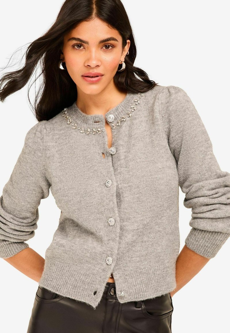Lipsy REGULAR FIT - Strickjacke - grey