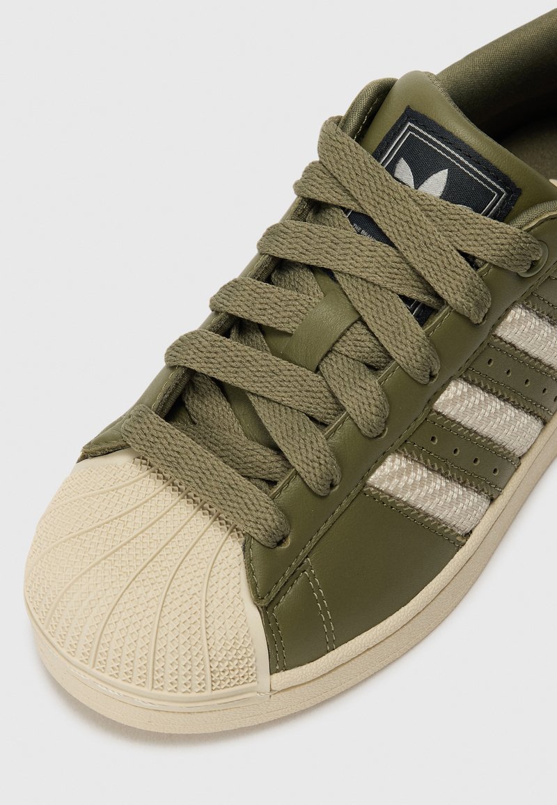 adidas gazelle silver green womens adidas Superstar Stone Khaki / Core Black main image 1
