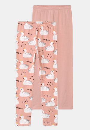 PRINCESS SWANS 2 PACK - Leggings - Trousers - pink