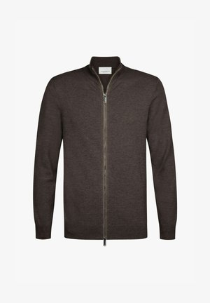 PROFUOMO, PROFUOMO CARDIGAN FULL ZIP - Cardigan - brown