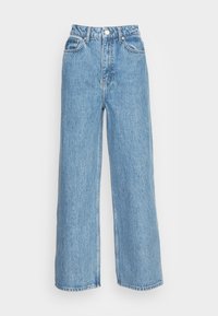 AMBER CULOTTE - Calças de ganga de perna direita - mid blue