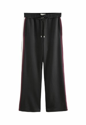 SIDE STRIPE JOGGERS - Träningsbyxor - black white