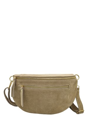 THEWAN. DEMI LUNE DOUBLE LARGE - Sac bandoulière - taupe