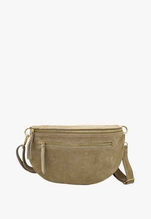 THEWAN. DEMI LUNE DOUBLE LARGE - Sac bandoulière - taupe