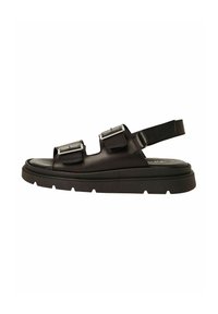 Unselected, black leather