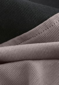 Next LONG SLEEVE MINI RUGBY - Košilové šaty - charcoal black and nude contrast stripe