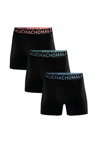 MUCHACHOMALO 3-PACK SOLID - Ozke boksarice - black