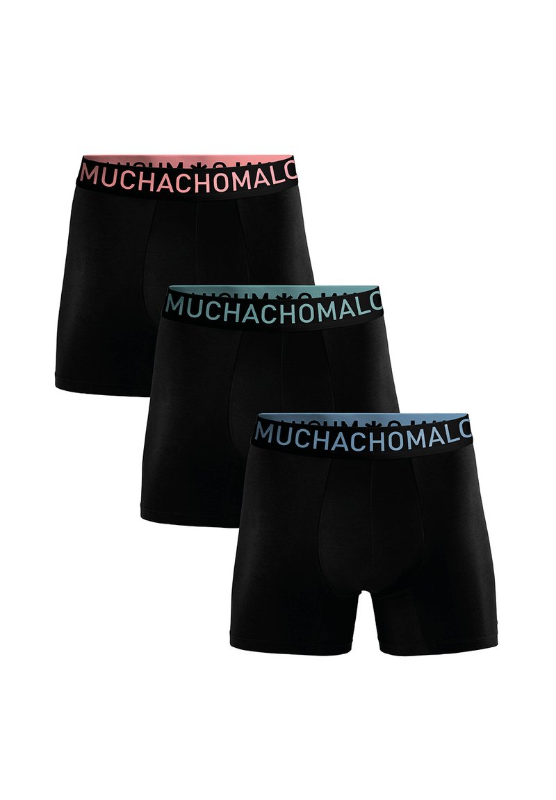 MUCHACHOMALO 3-PACK SOLID - Ozke boksarice - black