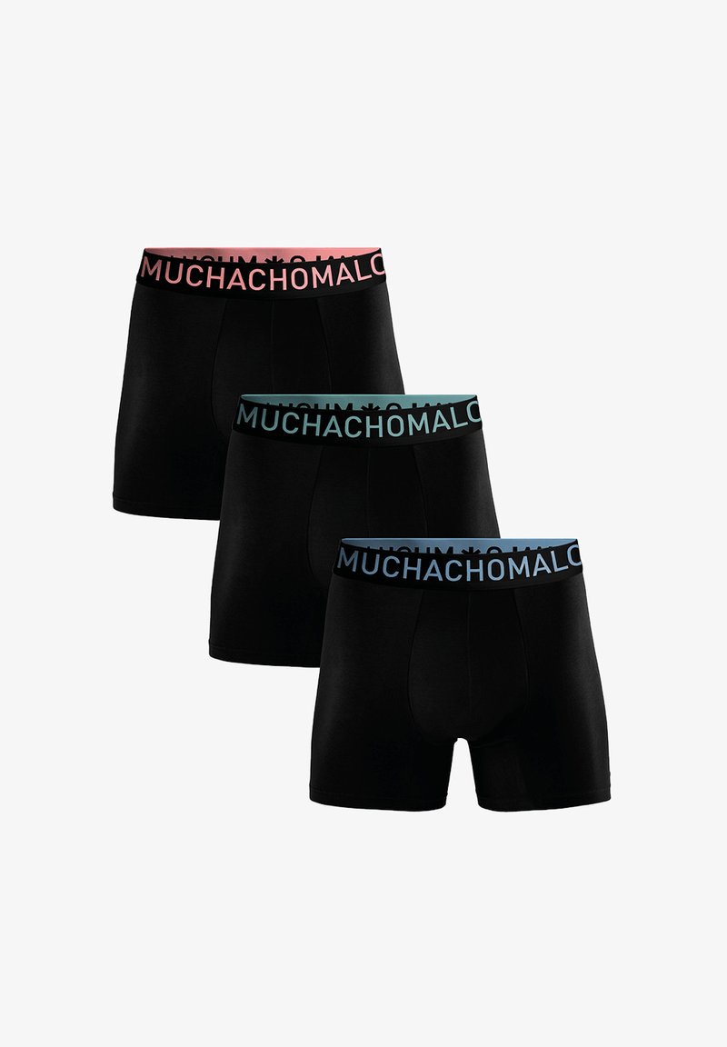 MUCHACHOMALO 3-PACK SOLID - Apakšbikses - black